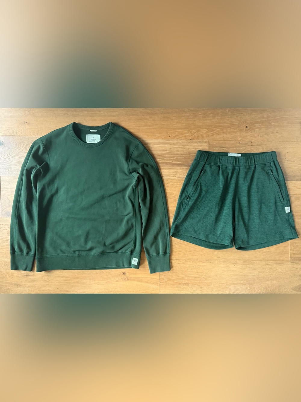 2x Reigning Champ Medium Bundle Crewneck Sweater Athletic Shorts